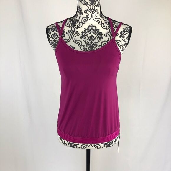 Athleta Cross-Back Blousy Swim Tankini - Picture 2 of 8